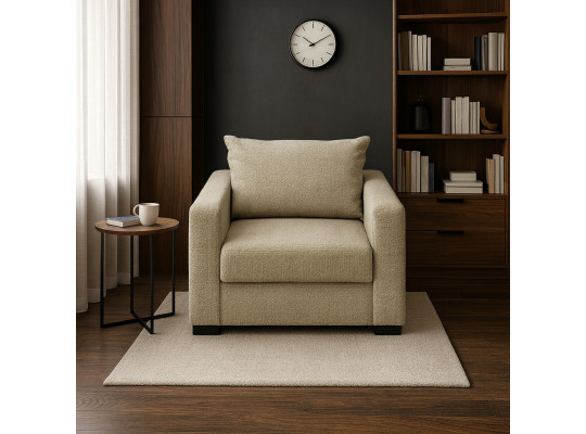Armchair HOBEL ANGEL 1 BUKLE BEIGE /BENORRY 1002 (1) 