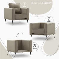 Բազկաթոռ HOBEL ARMANDO 1 STR BLACK 20/ CAPPUCCINO LEONARDO 5 (1) 