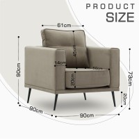 Բազկաթոռ HOBEL ARMANDO 1 STR BLACK 20/ CAPPUCCINO LEONARDO 5 (1) 
