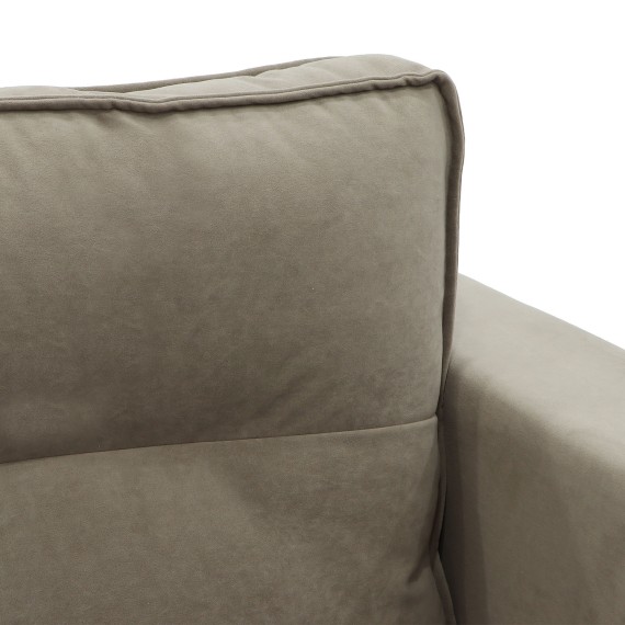 Armchair HOBEL ARMANDO 1 STR BLACK 20/ CAPPUCCINO LEONARDO 5 (1) 