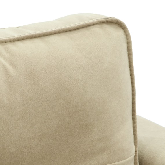 Armchair HOBEL ARMANDO 1 STR CHROM 20SM/CREAM LEONARDO 3 (1) 