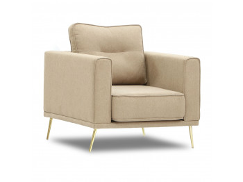 Armchair HOBEL ARMANDO 1 STR GOLD 18SM/BEIGE SCANDI 4 (1) 