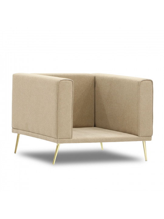 Armchair HOBEL ARMANDO 1 STR GOLD 18SM/BEIGE SCANDI 4 (1) 