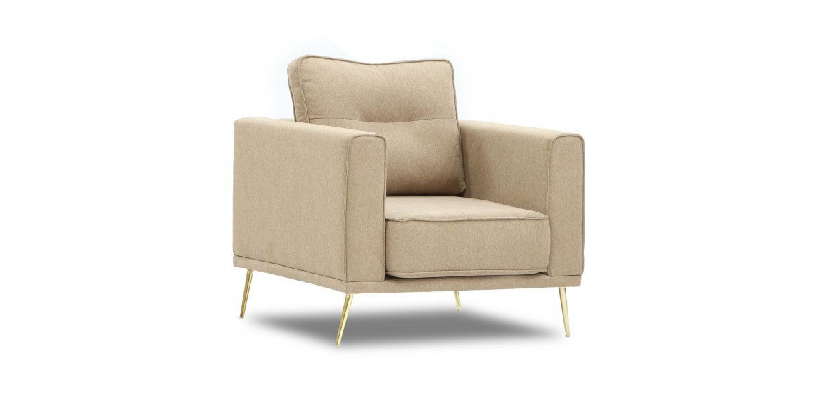 Кресло HOBEL ARMANDO 1 STR GOLD 20SM/BEIGE SCANDI 4 (1) 