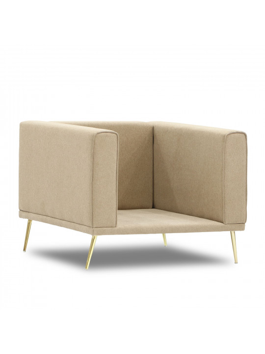 Armchair HOBEL ARMANDO 1 STR GOLD 20SM/BEIGE SCANDI 4 (1) 