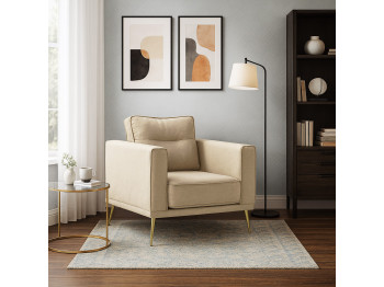 Բազկաթոռ HOBEL ARMANDO 1 STR GOLD 20SM/BEIGE SCANDI 4 (1) 
