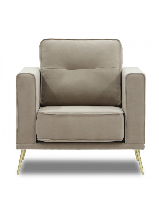 Բազկաթոռ HOBEL ARMANDO 1 STR GOLD 20SM/CAPPUCCINO LEONARDO 4 (1) 