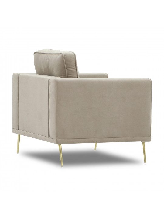 Բազկաթոռ HOBEL ARMANDO 1 STR GOLD 20SM/CAPPUCCINO LEONARDO 4 (1) 