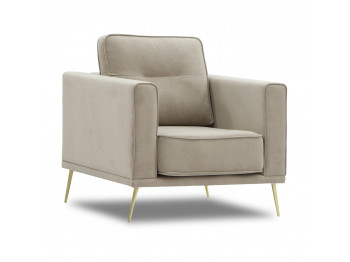 Բազկաթոռ HOBEL ARMANDO 1 STR GOLD 20SM/CAPPUCCINO LEONARDO 4 (1) 