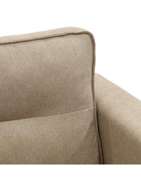 Кресло HOBEL ARMANDO 1 STR CHROM 18SM/BEIGE SCANDI 4 (1) 