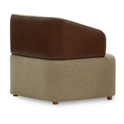 Кресло HOBEL MANHATTAN HONEY PHANTOM 6 /LIGHT BROWN BONCUK 6 (1) 