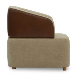 Кресло HOBEL MANHATTAN HONEY PHANTOM 6 /LIGHT BROWN BONCUK 6 (1) 