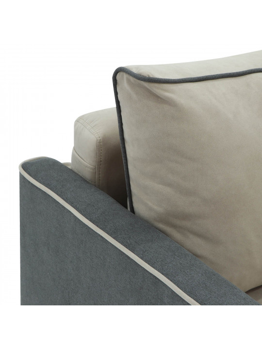 Armchair HOBEL SCALA GRAY SCANDI 22/LIGHT CAPPUCCINO VIVALDI 4 (3) 