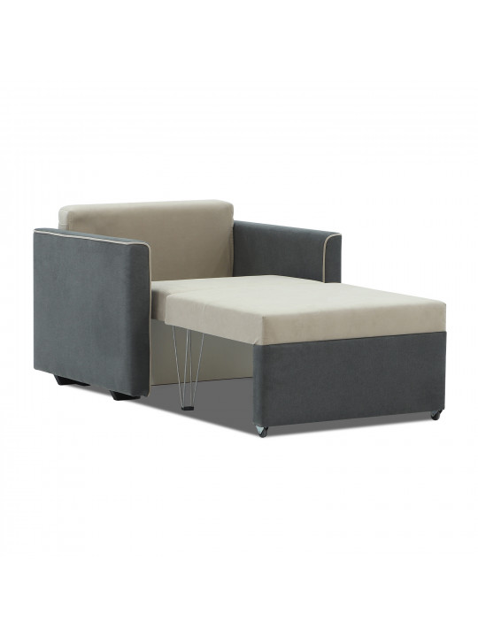 Armchair HOBEL SCALA GRAY SCANDI 22/LIGHT CAPPUCCINO VIVALDI 4 (3) 