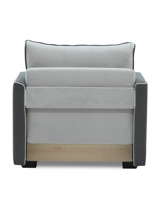 Кресло HOBEL SCALA LIGHT GREY VIVALDI 6/GREY SCANDI 22 (3) 