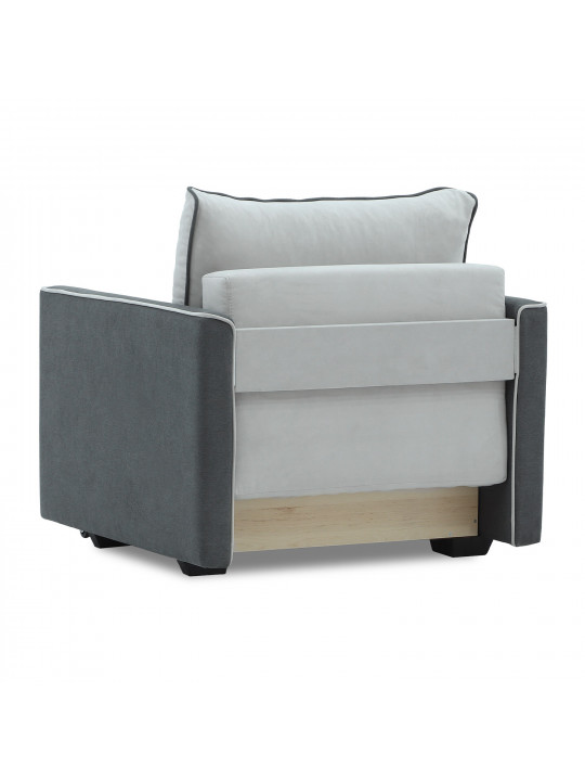 Armchair HOBEL SCALA LIGHT GREY VIVALDI 6/GREY SCANDI 22 (3) 