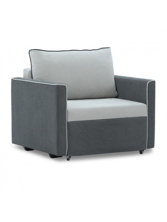 Armchair HOBEL SCALA LIGHT GREY VIVALDI 6/GREY SCANDI 22 (3) 