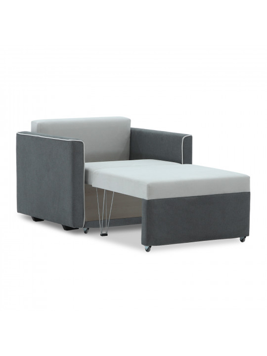 Armchair HOBEL SCALA LIGHT GREY VIVALDI 6/GREY SCANDI 22 (3) 