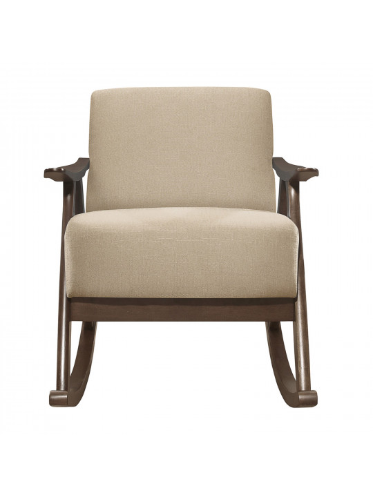 Բազկաթոռ HOMELEGANCE BASTION 1034BR-1 ROCKING CHAIR BEIGE (1) 