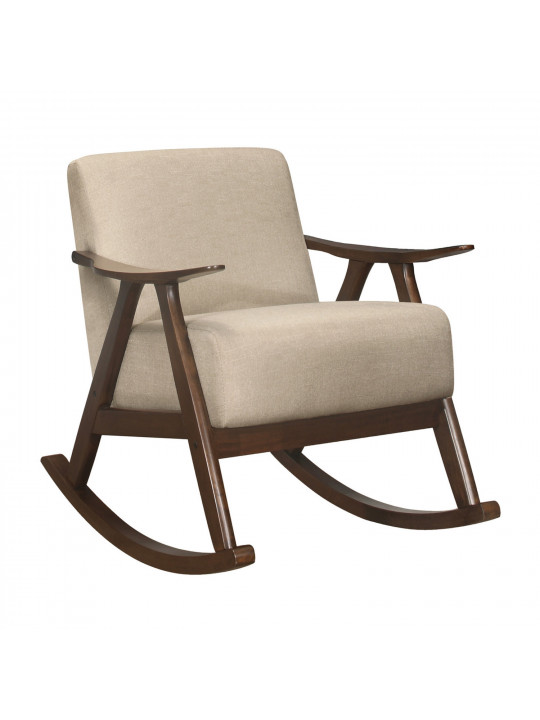 Բազկաթոռ HOMELEGANCE BASTION 1034BR-1 ROCKING CHAIR BEIGE (1) 
