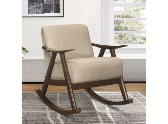 Кресло HOMELEGANCE BASTION 1034BR-1 ROCKING CHAIR BEIGE (1) 