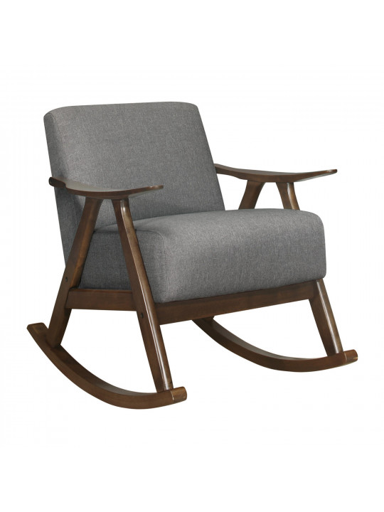 Բազկաթոռ HOMELEGANCE BASTION 1034GY-1 ROCKING CHAIR GREY (1) 