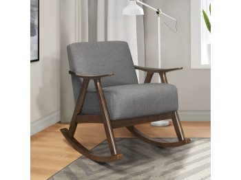 Բազկաթոռ HOMELEGANCE BASTION 1034GY-1 ROCKING CHAIR GREY (1) 