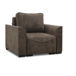 Armchair HOBEL BELONA 1  BROWN BELLA 6 / NIAGARA BEIGE (3) 