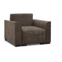 Кресло HOBEL BELONA 1  BROWN BELLA 6 / NIAGARA BEIGE (3) 