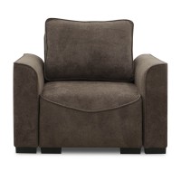 Кресло HOBEL BELONA 1  BROWN BELLA 6 / NIAGARA BEIGE (3) 