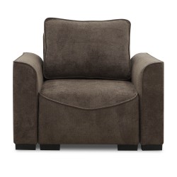 Armchair HOBEL BELONA 1  BROWN BELLA 6 / NIAGARA BEIGE (3) 