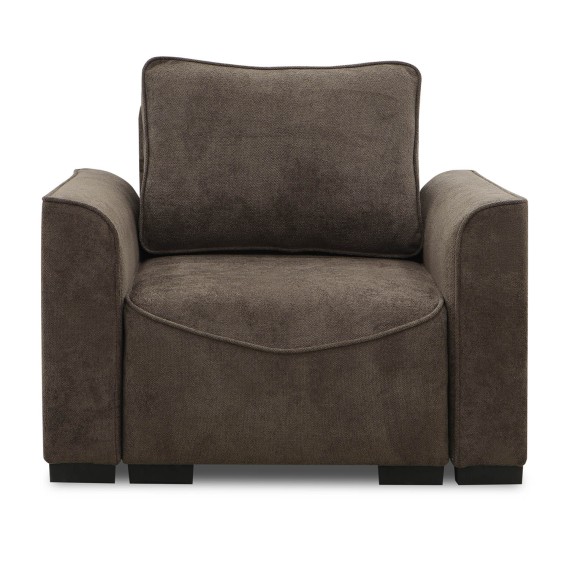 Кресло HOBEL BELONA 1  BROWN BELLA 6 / NIAGARA BEIGE (3) 