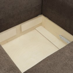 Armchair HOBEL BELONA 1  BROWN BELLA 6 / NIAGARA BEIGE (3) 