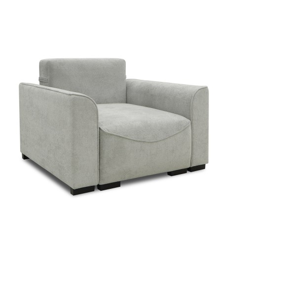 Кресло HOBEL BELONA 1 LIGHT GREY BELLA 12/ INFINITY 991 (3) 