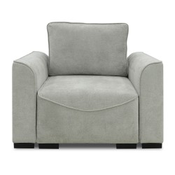 Armchair HOBEL BELONA 1 LIGHT GREY BELLA 12/ INFINITY 991 (3) 