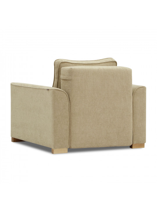 Кресло HOBEL BELONA 1 STR LIGHT BROWN BONCUK 6/CREAM INFINITY 103 (3) 