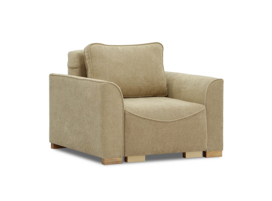 Кресло HOBEL BELONA 1 STR LIGHT BROWN BONCUK 6/CREAM INFINITY 103 (3) 