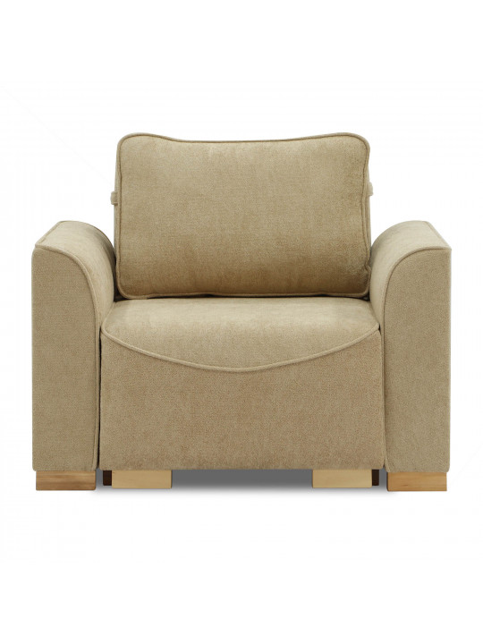 Кресло HOBEL BELONA 1 STR LIGHT BROWN BONCUK 6/CREAM INFINITY 103 (3) 