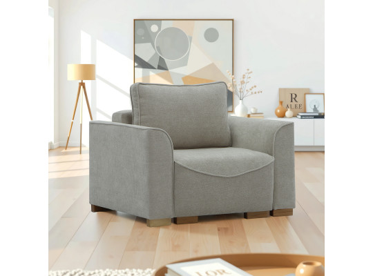 Sofa HOBEL BELONA LUXE 1 CREAM BONCUK 4/ BROWN SHO 599-2 (3) 