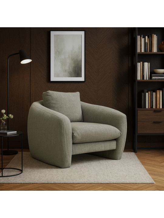 Բազկաթոռ HOBEL CHILI 1 LIGHT GREY BEATTO 1067 (1) 