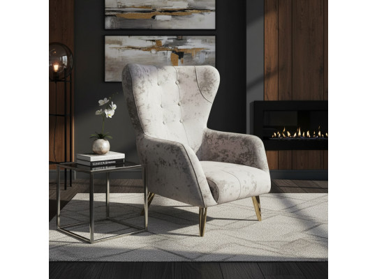 Բազկաթոռ HOBEL CLARA KAX-0433 LIGHT CAPPUCCINO MONACO 4 (1) 