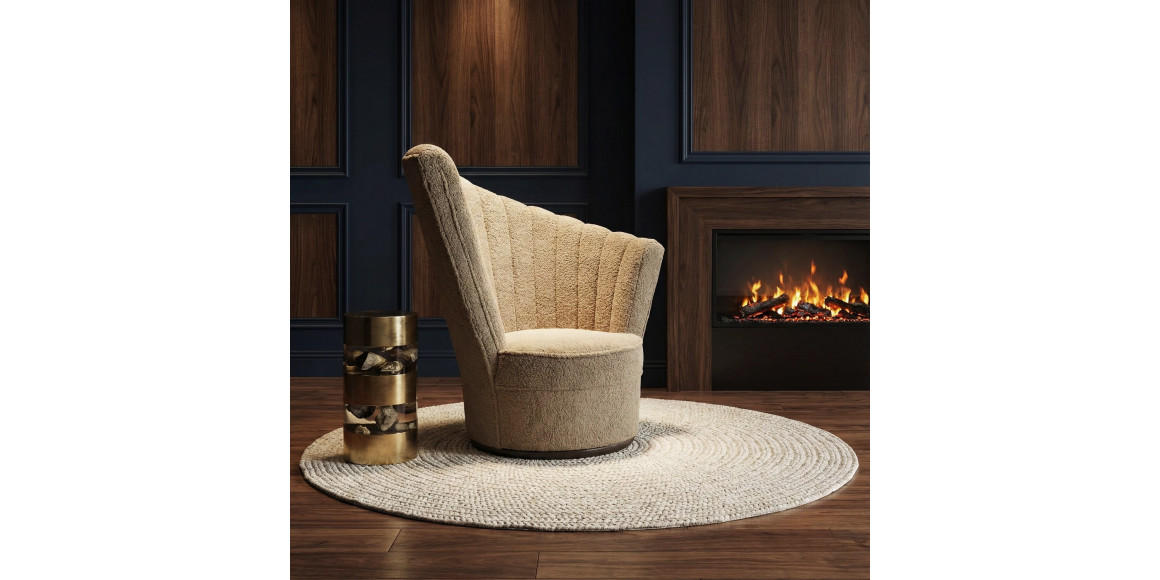 Բազկաթոռ HOBEL CORONA BROWN KUZU 1 L (1) 