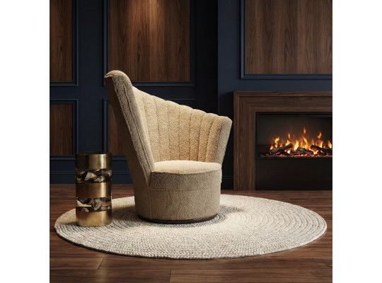 Armchair HOBEL CORONA BROWN KUZU 1 L (1) 