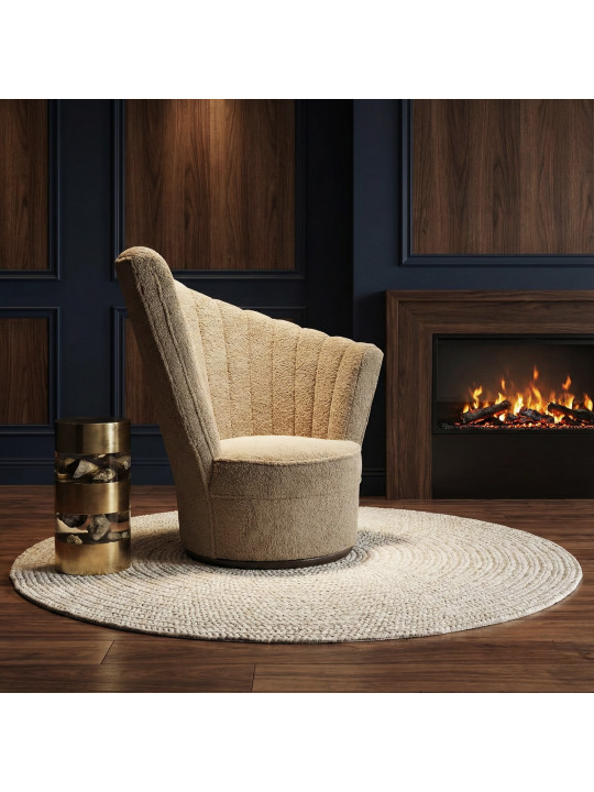 Բազկաթոռ HOBEL CORONA BROWN KUZU 1 L (1) 