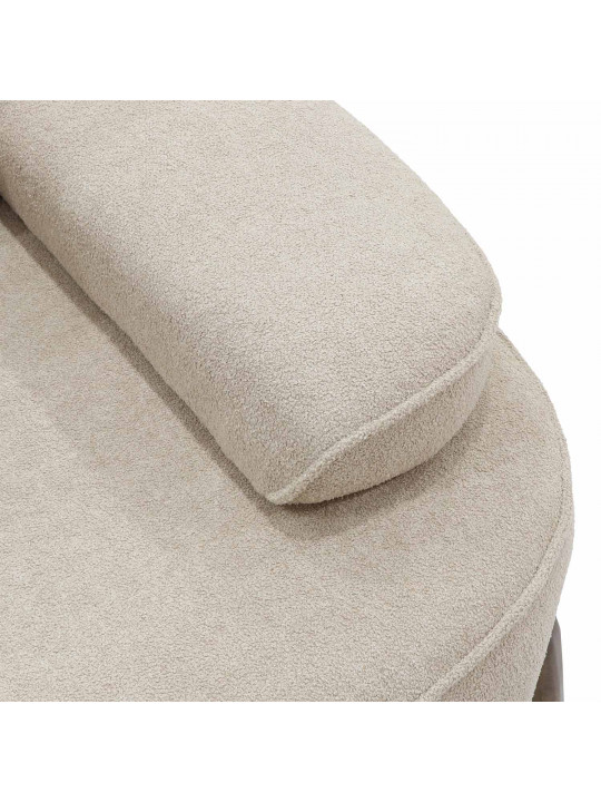 Բազկաթոռ HOBEL DANIA 1 STR CREAM BONCUK 4/ BROWN BEATTO 1012 (1) 