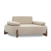 Բազկաթոռ HOBEL DANIA 1 STR OAK CREAM BONCUK 4/ BROWN BELLA 6 (2) 