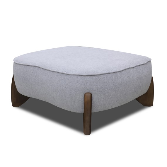 Armchair HOBEL DANIA POUFIK OAK LIGHT GREY BONCUK 18/ DARK GREY BELLA 14 (2) 