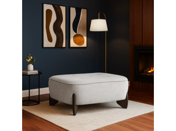 Armchair HOBEL DANIA POUFIK / 14sm CREAM BONCUK 4 (1) 