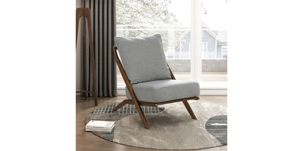 Кресло HOMELEGANCE ELORA 1057GY-1 GREY (1) 