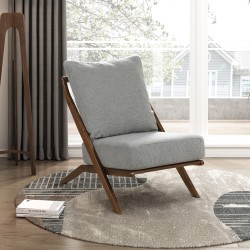 Кресло HOMELEGANCE ELORA 1057GY-1 GREY (1) 